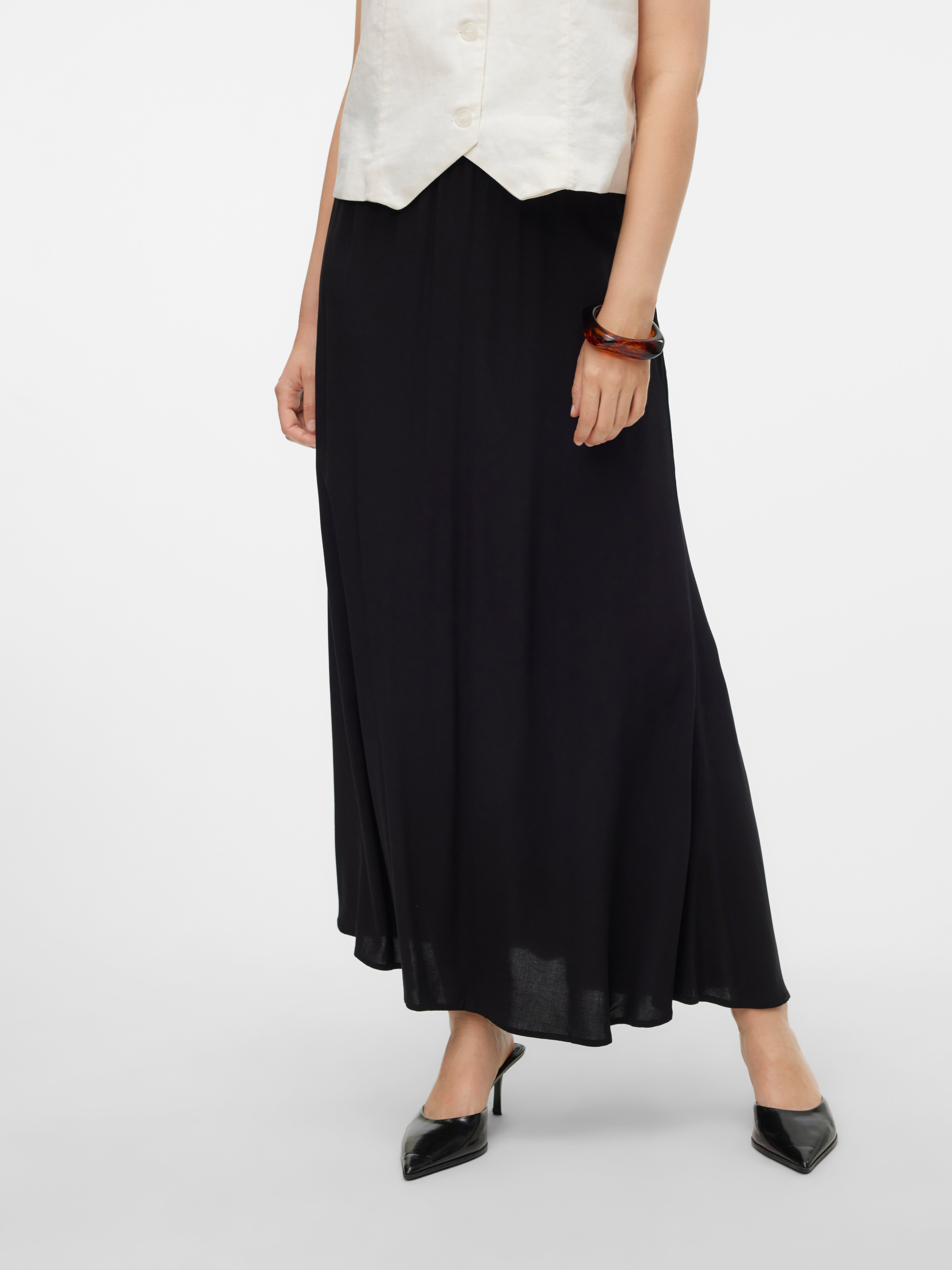 VMALBA Mittlere Taille Langer Rock