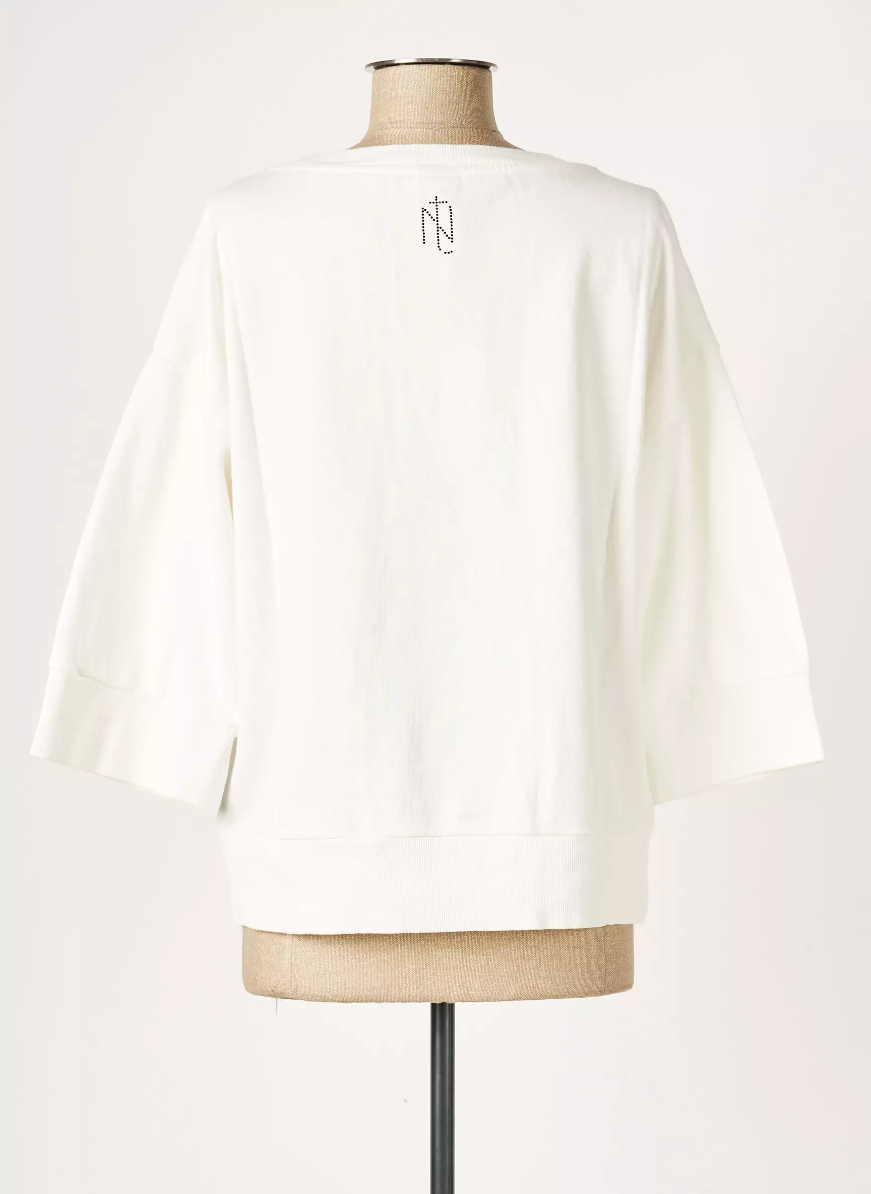 Nine Tees Sweats Femme couleur blanc