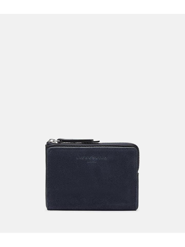 LIEBESKIND BERLIN Leder-Geldbörse in Dunkelblau - (B)18 x (H)12 x (T)4 cm günstig kaufen onesize