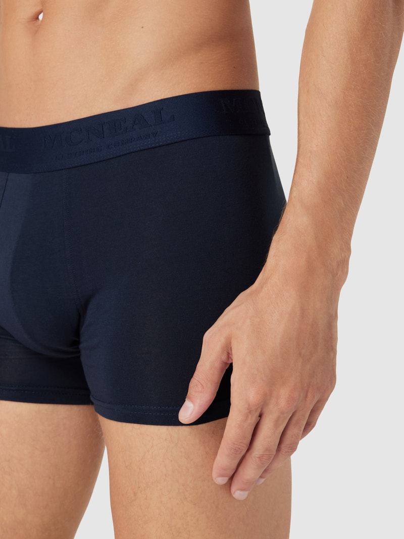 Trunks mit Logo-Bund im 7er-Pack in marineblau