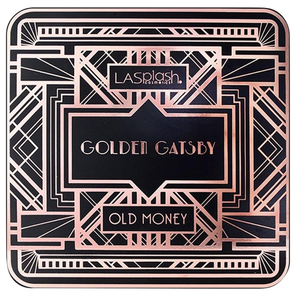 LaSplash Highlighting Palette Golden Gatsby Old Money Coffret de maquillage