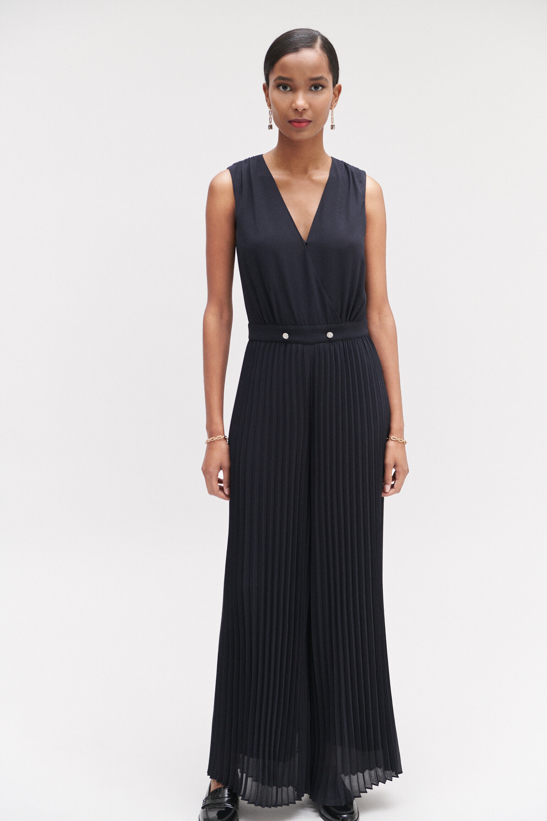 combinaison soanne bleu marine femme