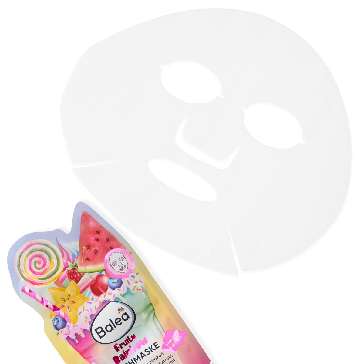 Tuchmaske Fruity Rainbow, 1 St