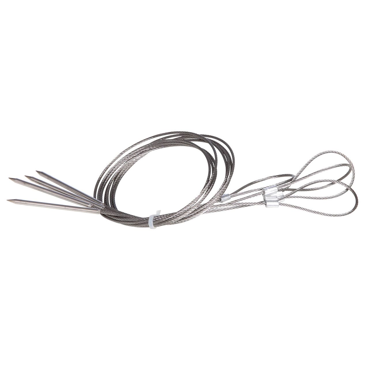 PaellaWorld International Paella World Flexibles Grillspieß-Set aus Edelstahl 18/8, 72cm Länge, 4 Stück, spülmaschinengeeignet
