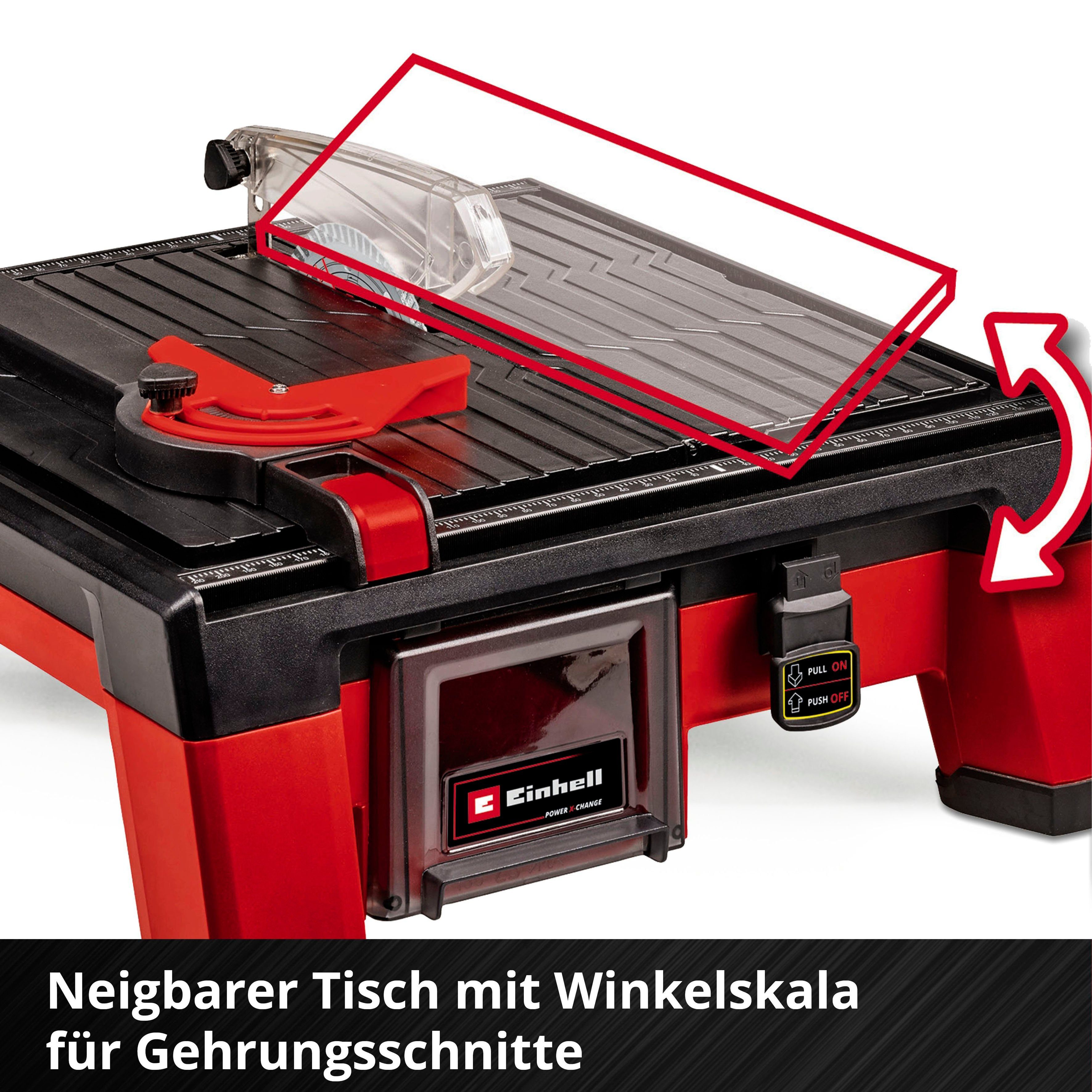 Einhell Fliesenschneidemaschine TE-TC 18/115 Li-Solo, Ø11.5 x Ø2.22, ohne Akku und Ladegerät, inkl. Diamanttrennscheibe