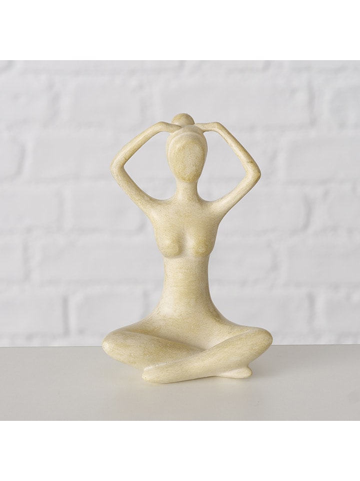 Boltze Dekofigur ''Yoga'' in Beige - (B)7 x (H)10 x (T)5,5 cm (Überraschungsprodukt) günstig kaufen onesize