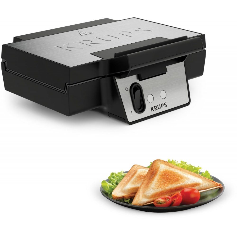 Krups Sandwichmaker FDK453 - Sandwichmaker - silber/schwarz