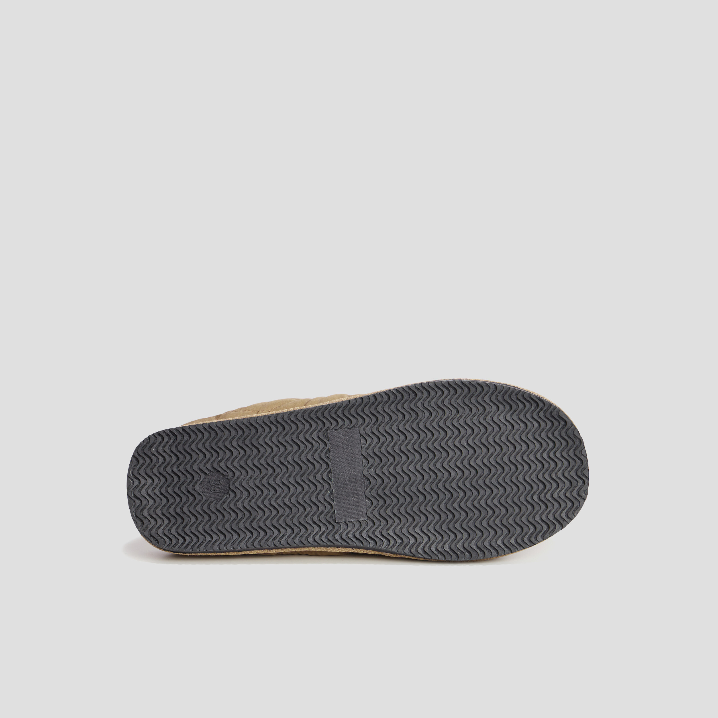 Chaussons mules matelassés vert kaki femme | La Halle