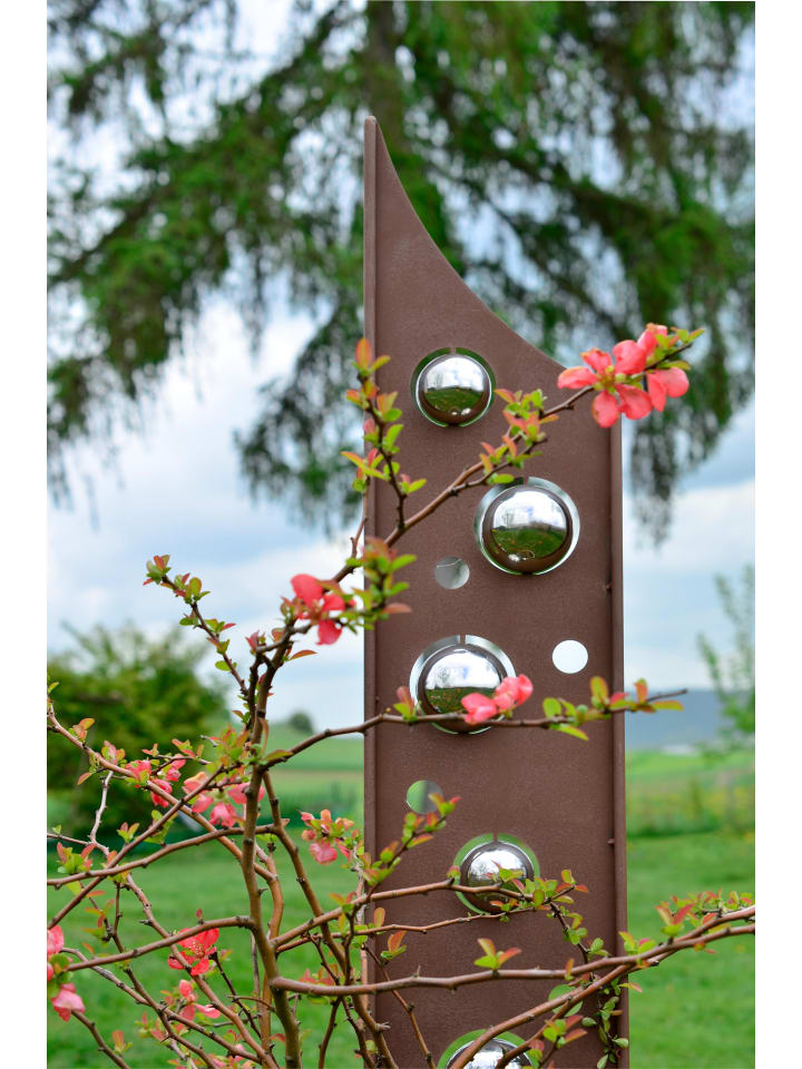 kobolo Gartendekoration RUSTY BUBBLES in Braun günstig kaufen onesize