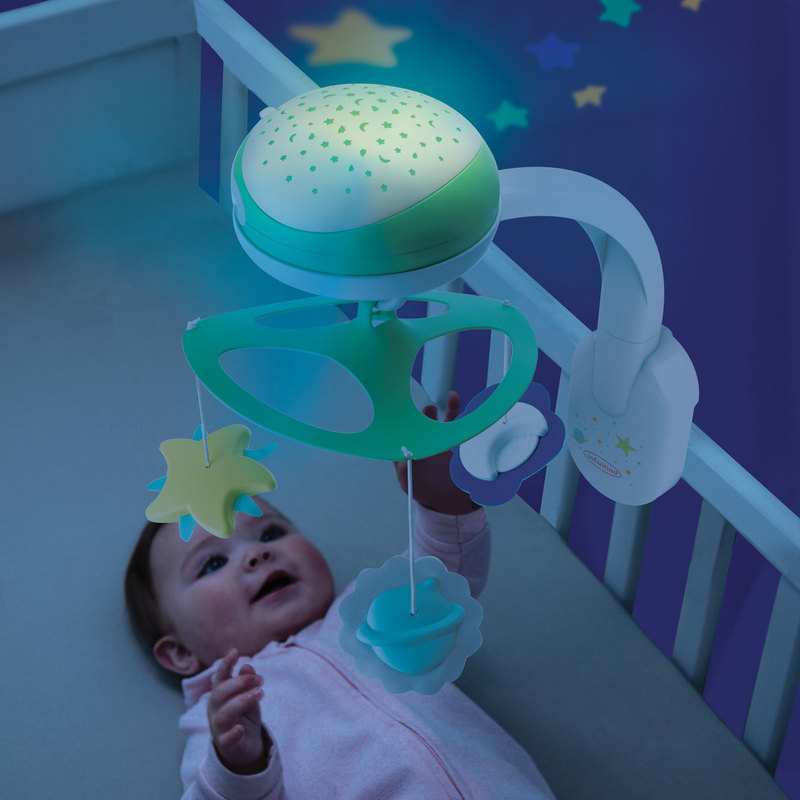 Mobile évolutif 3 en 1 musical, veilleuse et lampe de chevet Infantino