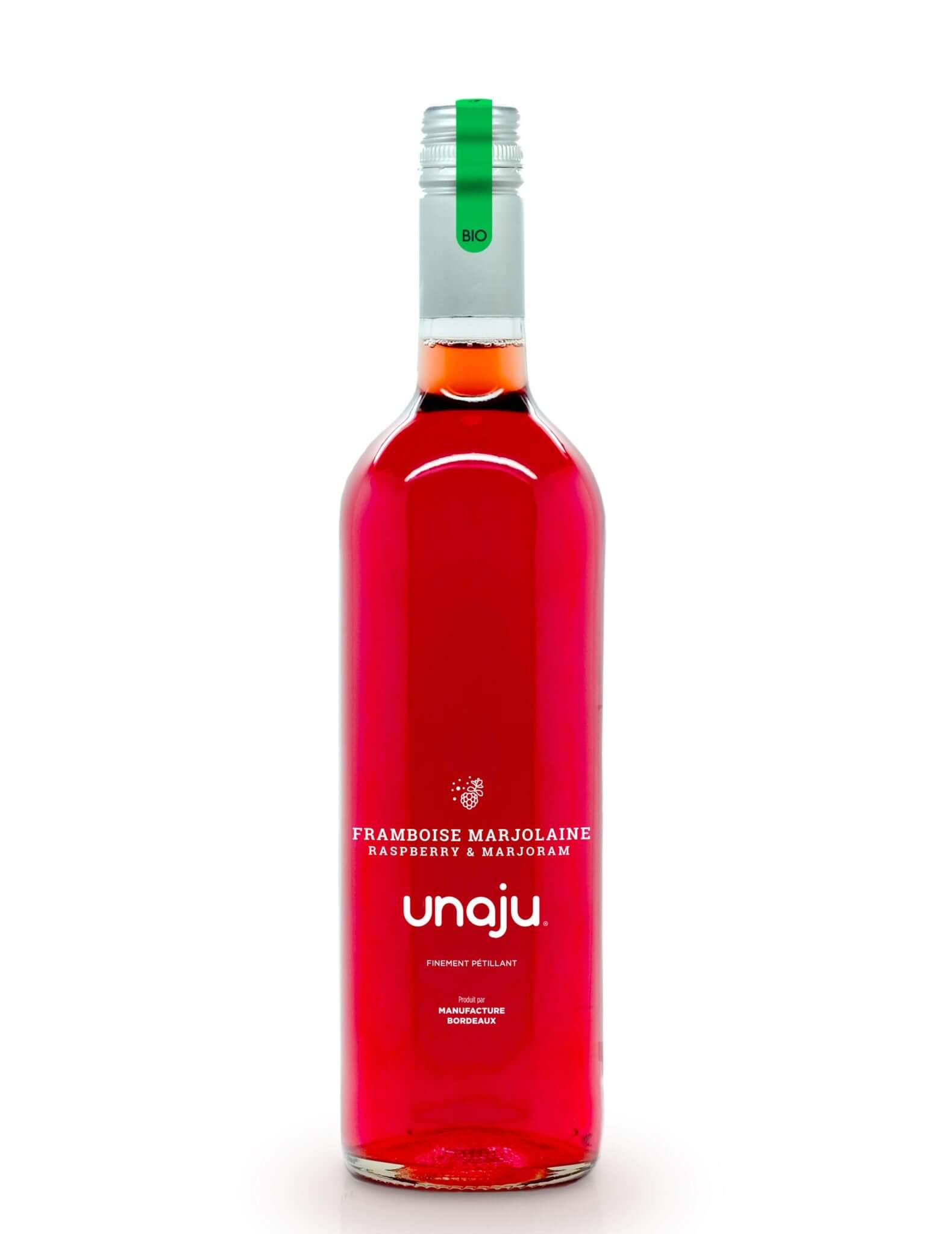 Unaju® : Framboise Marjolaine - Gueule de joie 0° |  75 cl