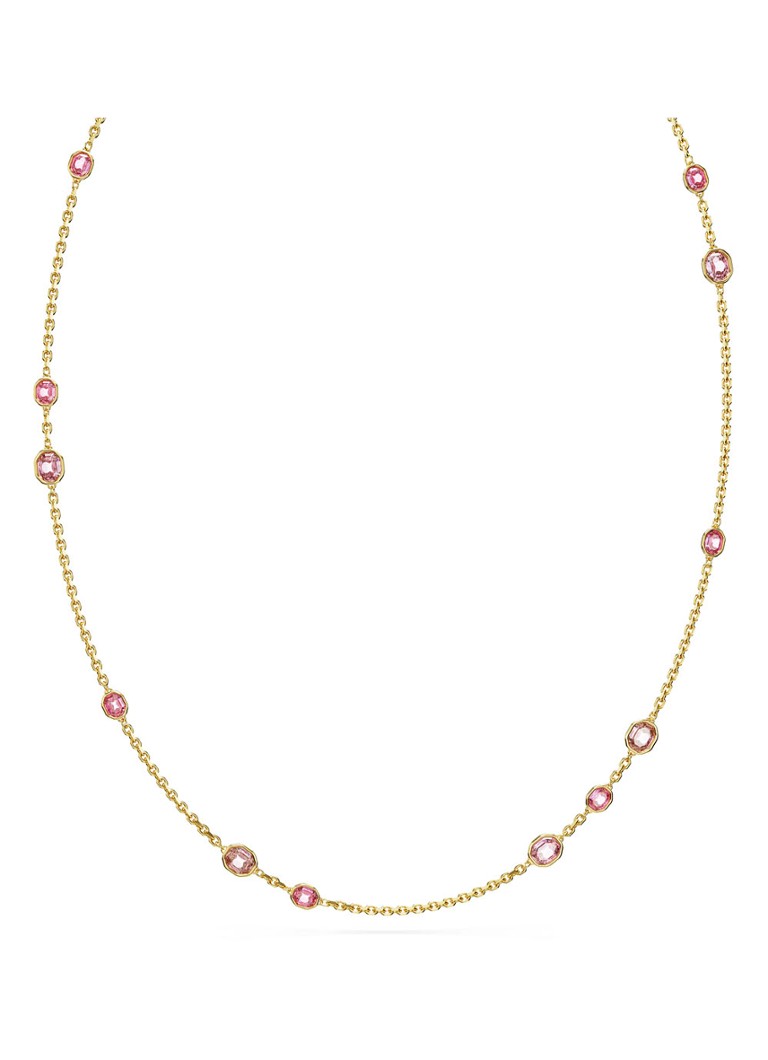 Κολιέ με επιχρυσωμένο κεχριμπάρι Swarovski