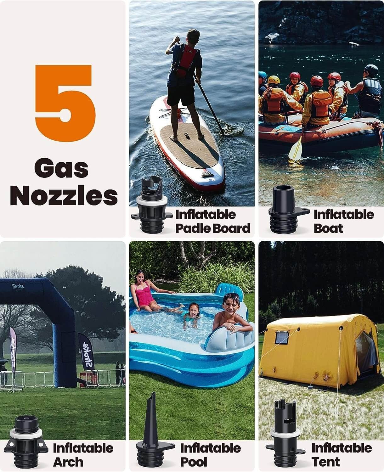 Outdoor Master Akku-Luftpumpe The Whale 6000mAh Sup Pumpe