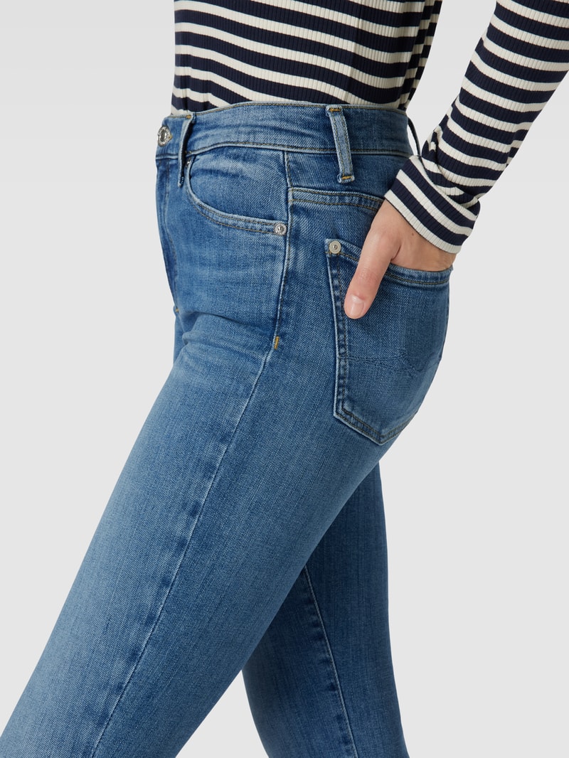 Jeans im 5-Pocket-Design Modell 'Kick' in blau