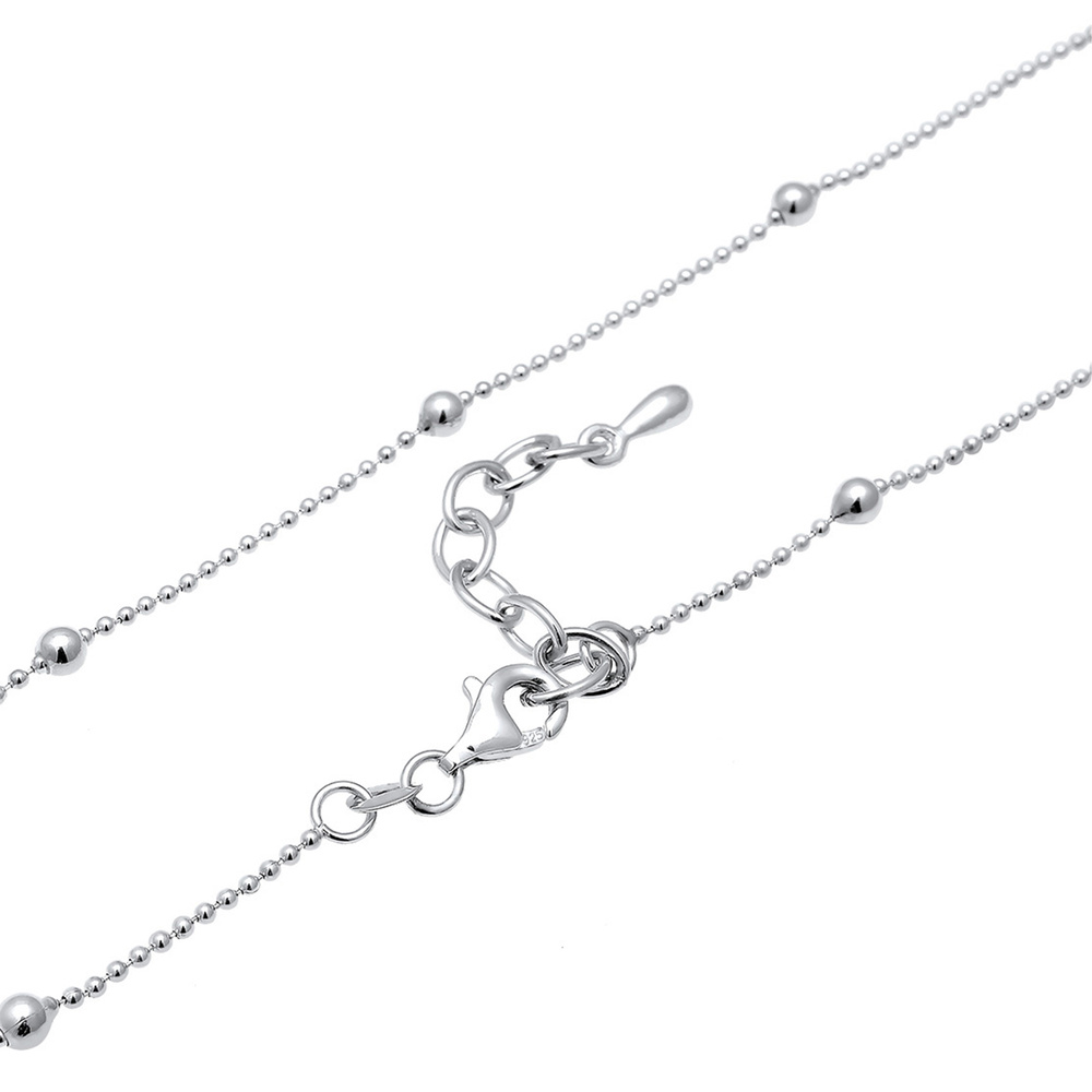 Elli Elli Collier Femmes Choker Basique Boules en Argent Sterling 925 collier