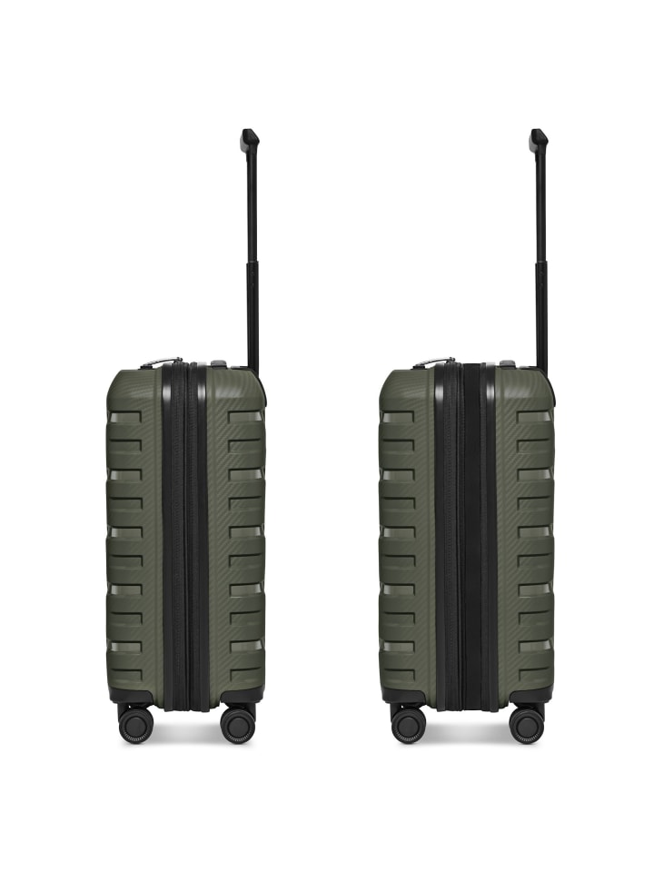 Smartbox Edition 01 4 Rollen Kabinentrolley 55 cm mit Dehnfalte in olive günstig kaufen onesize