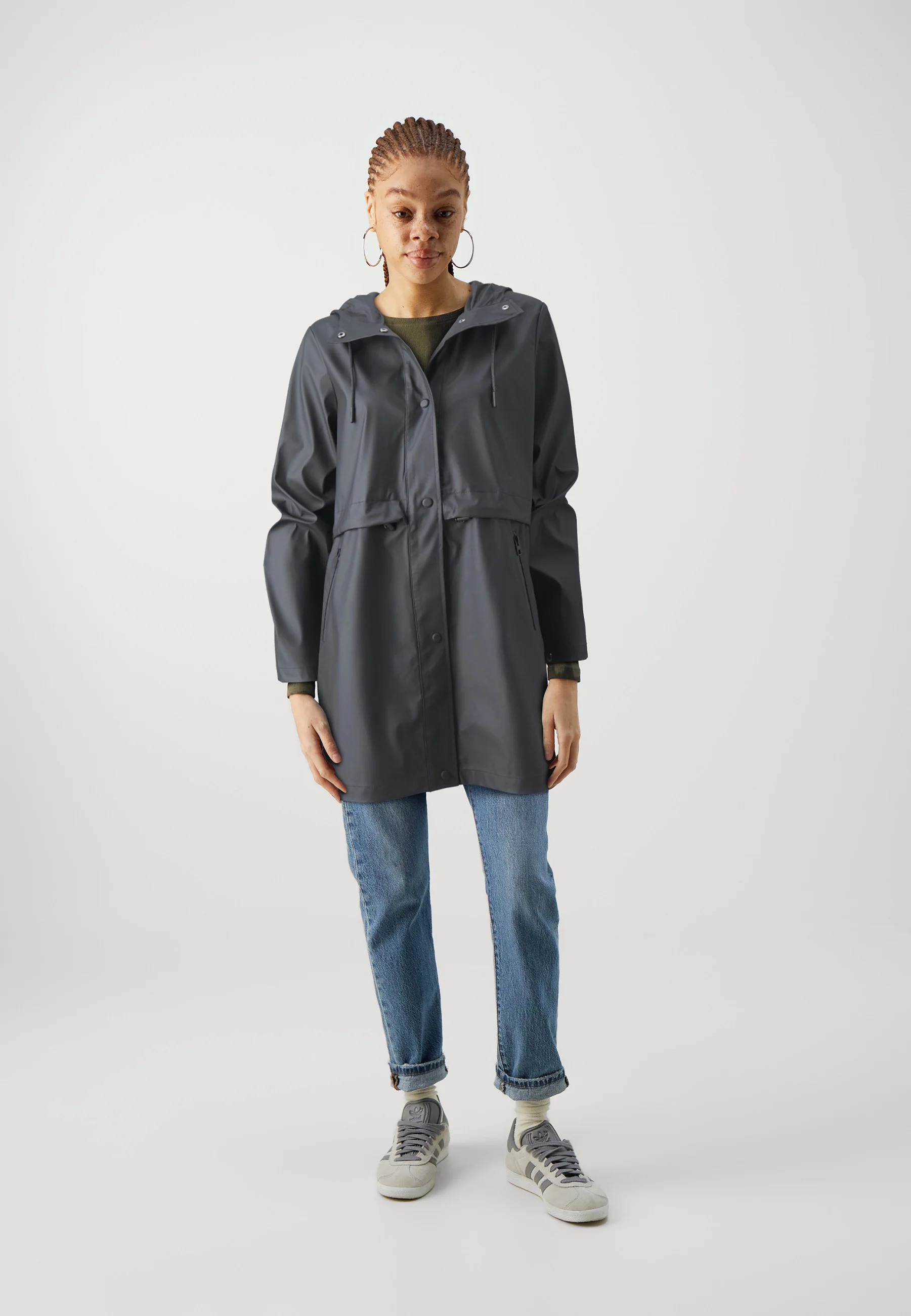 SOLO ONLVIVIAN IMPERMEABLE LARGO OTW - Parka