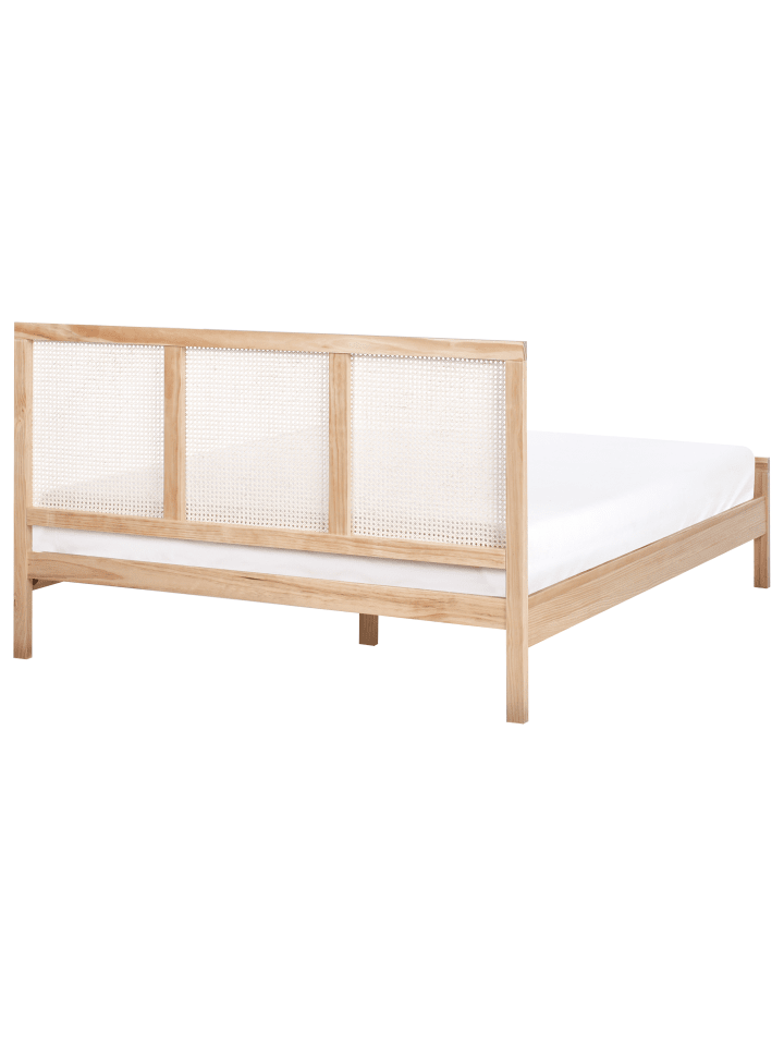 Beliani Doppelbett SALERNAS in Braun - (W) 166 x (H) 100 x (L) 206 cm günstig kaufen onesize