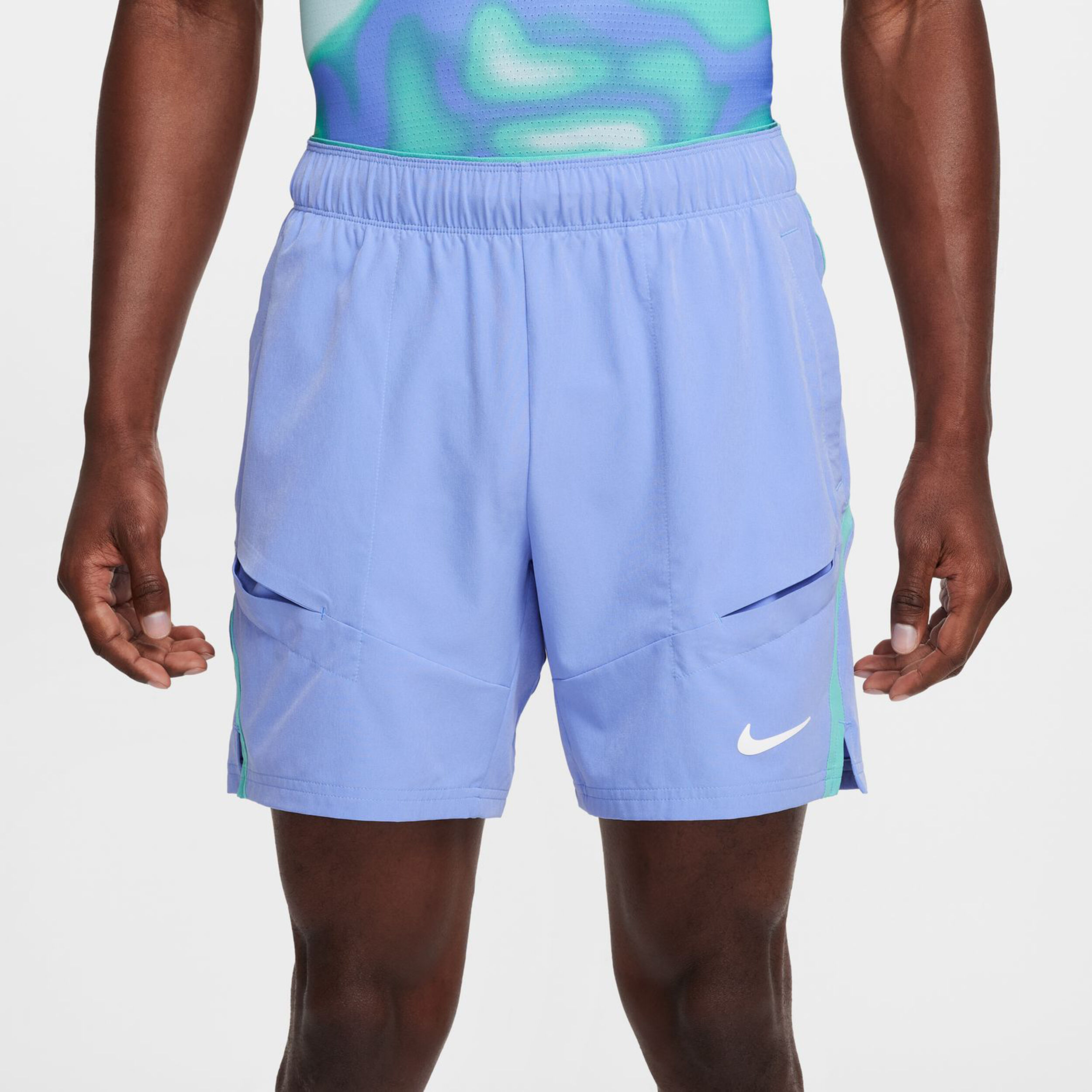 Court Dri-Fit Advantage 7in Shorts Herren - Flieder, Mint