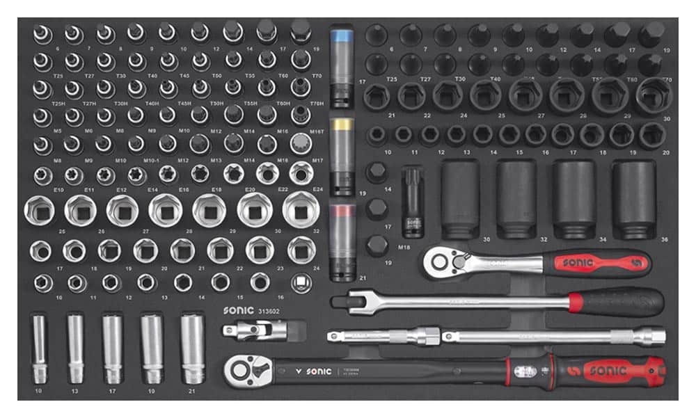 Sonic 730378 Filled Tool Trolley | NEXT S12 | 303-piece