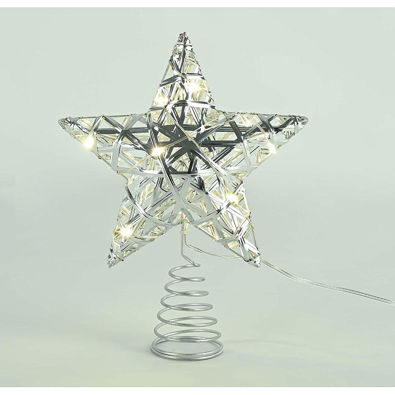 Home Toppstjerne 15 cm, 10 LED-lys