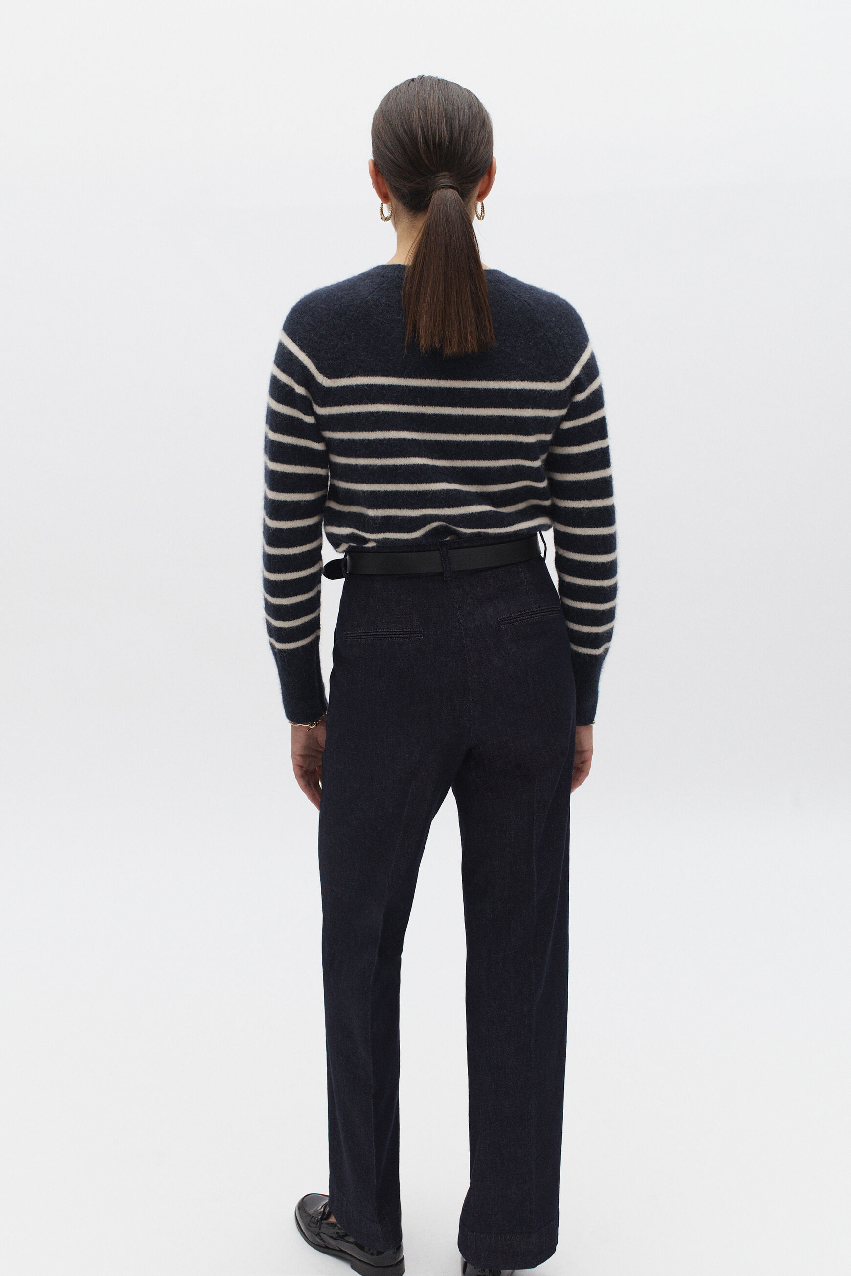 pantalon gigi denim double stone femme