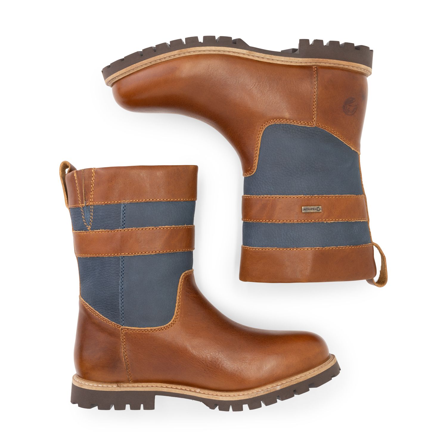 Travelin' Tallinn blaue Herren Outdoorstiefel