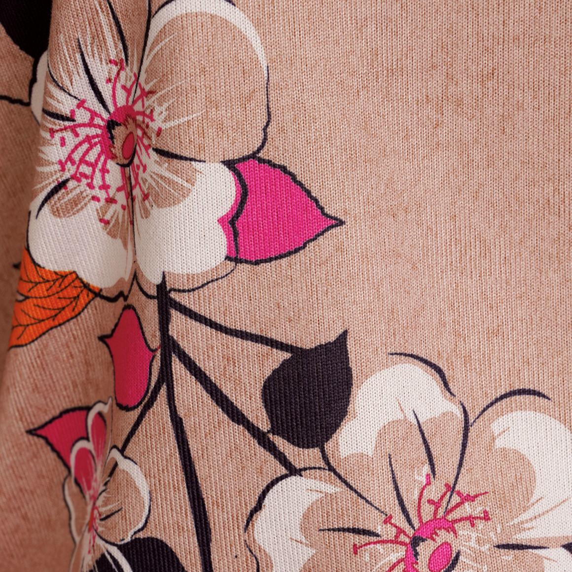 Damen Langarmshirt mit floralem Allover-Print