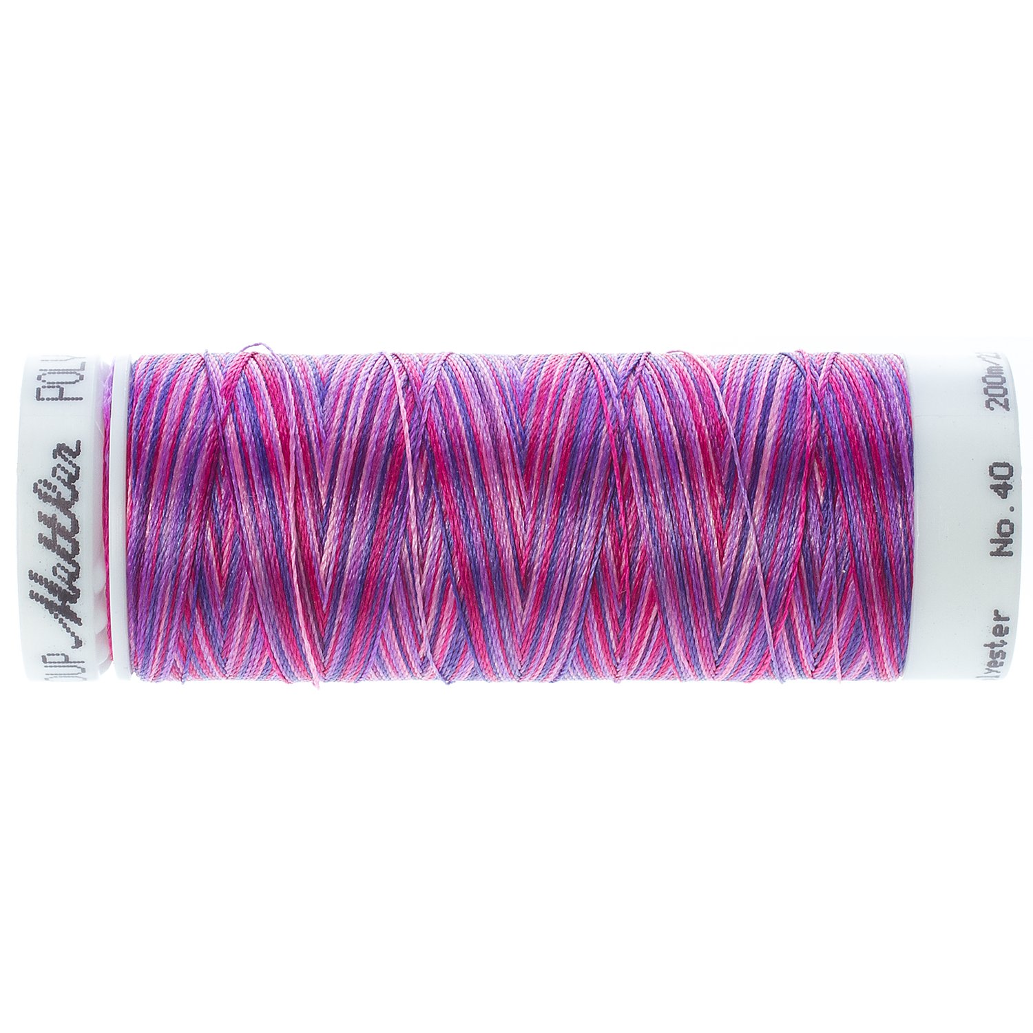 Mettler Poly Sheen Multi, Stärke: 40, 200m-Spule, beere color