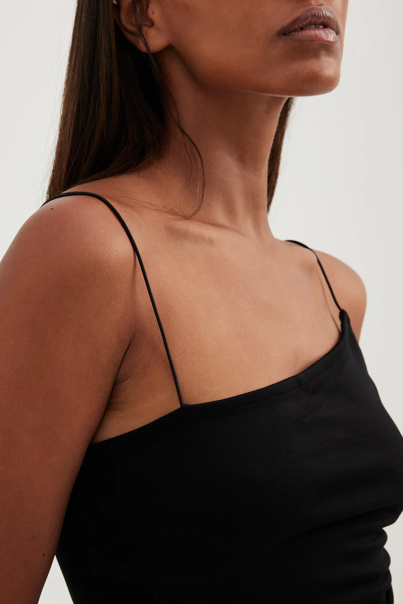Asymmetrisches Jersey-Top