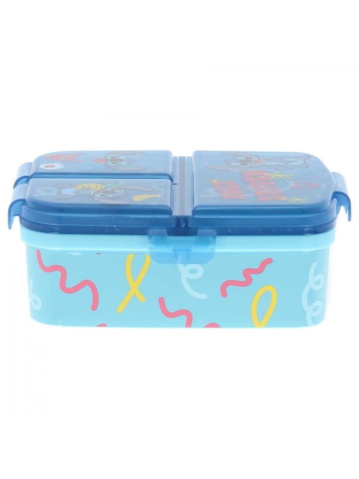 Lilo & Stitch Lilo & Stitch Brotbox Praktische Snackbox Lunchbox in Blau günstig kaufen onesize