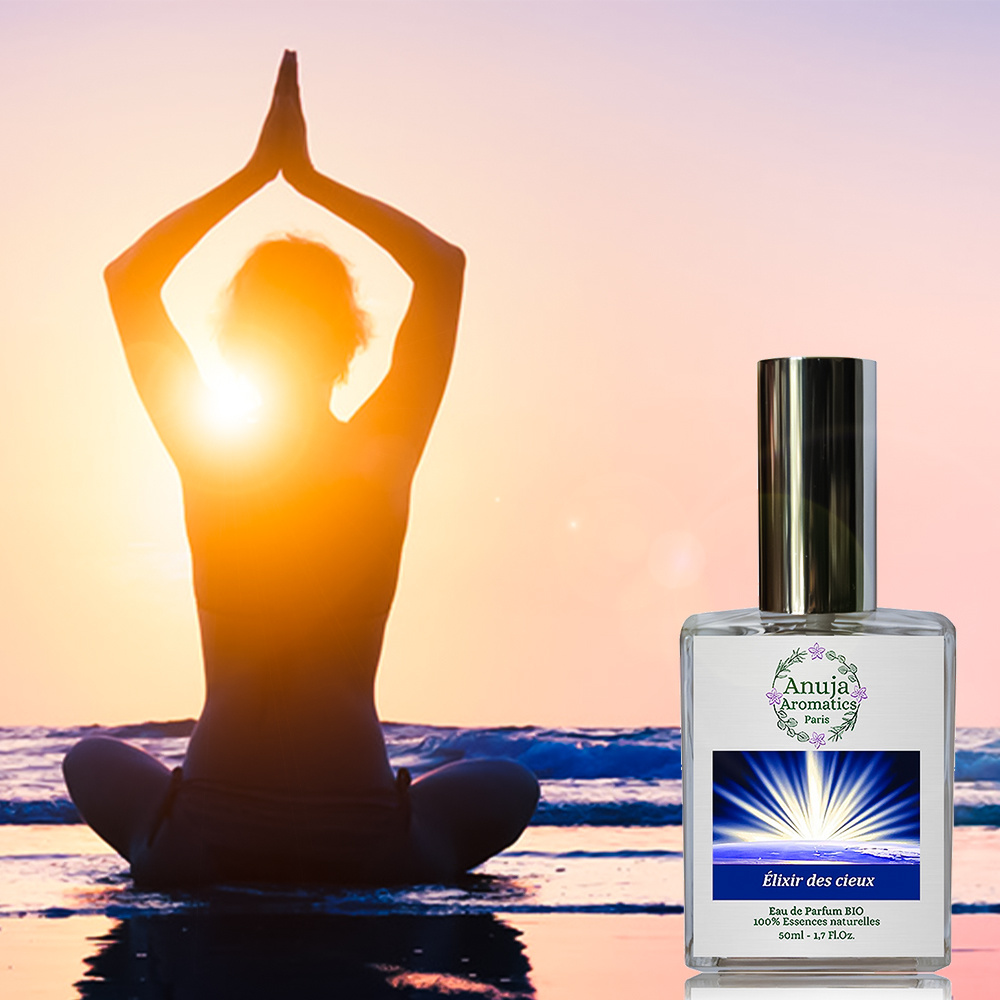 anuja aromatics Élixir des Cieux Eau de Parfum Bio aux Essences 100 % Naturelles