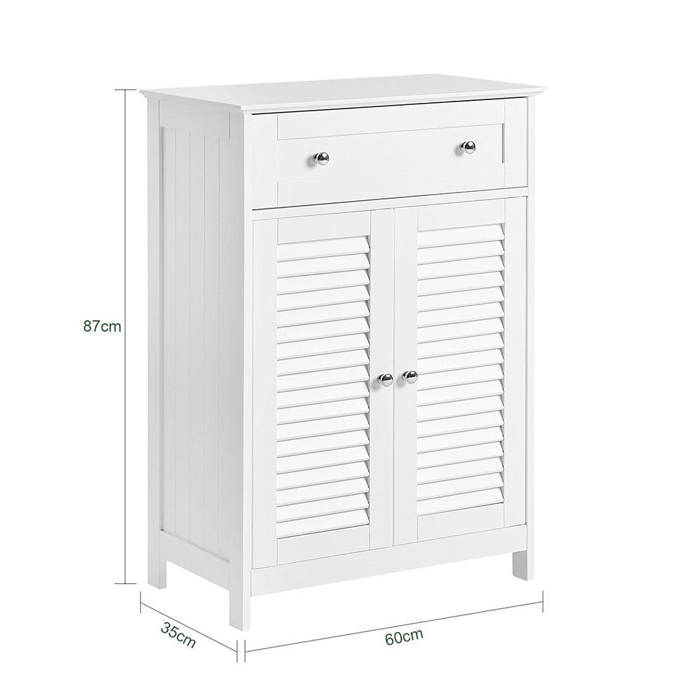 SoBuy Badkommode FRG238, Badkommode Kommode Badschrank Badmöbel Sideboard Flurschrank