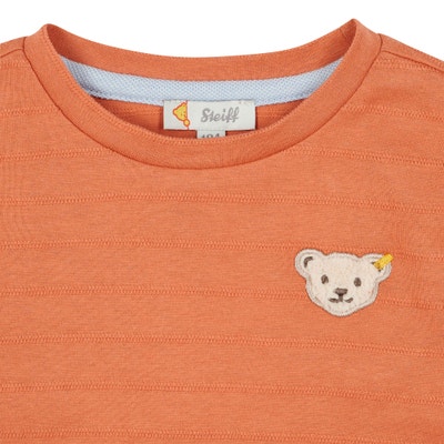 T-Shirt kurzarm, orange für Jungs