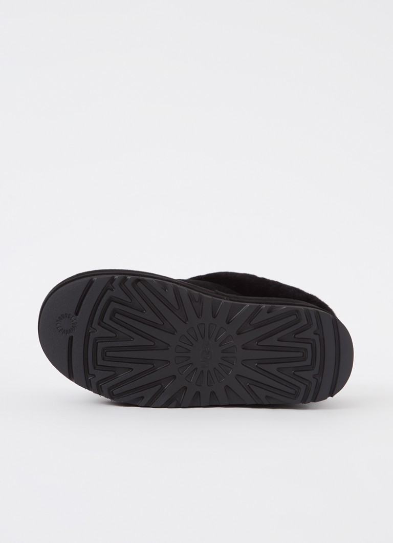 Mocasini UGG Tazzlita din piele întoarsă și piele de oaie.