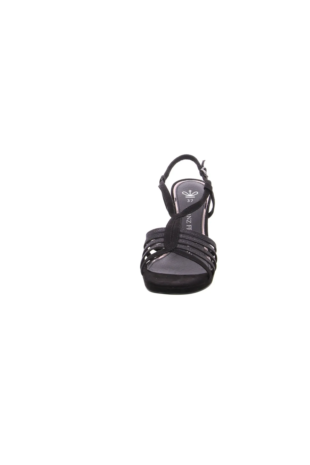 Franz Ferdinand  Sandalette - Schwarz - Flacher Absatz