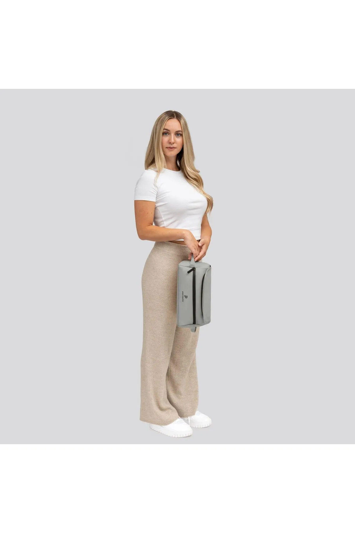 Pactastic  Kosmetiktasche - Grau