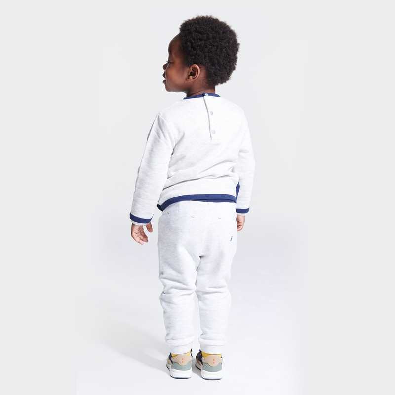 Pantalon jogging blanc bébé garçon