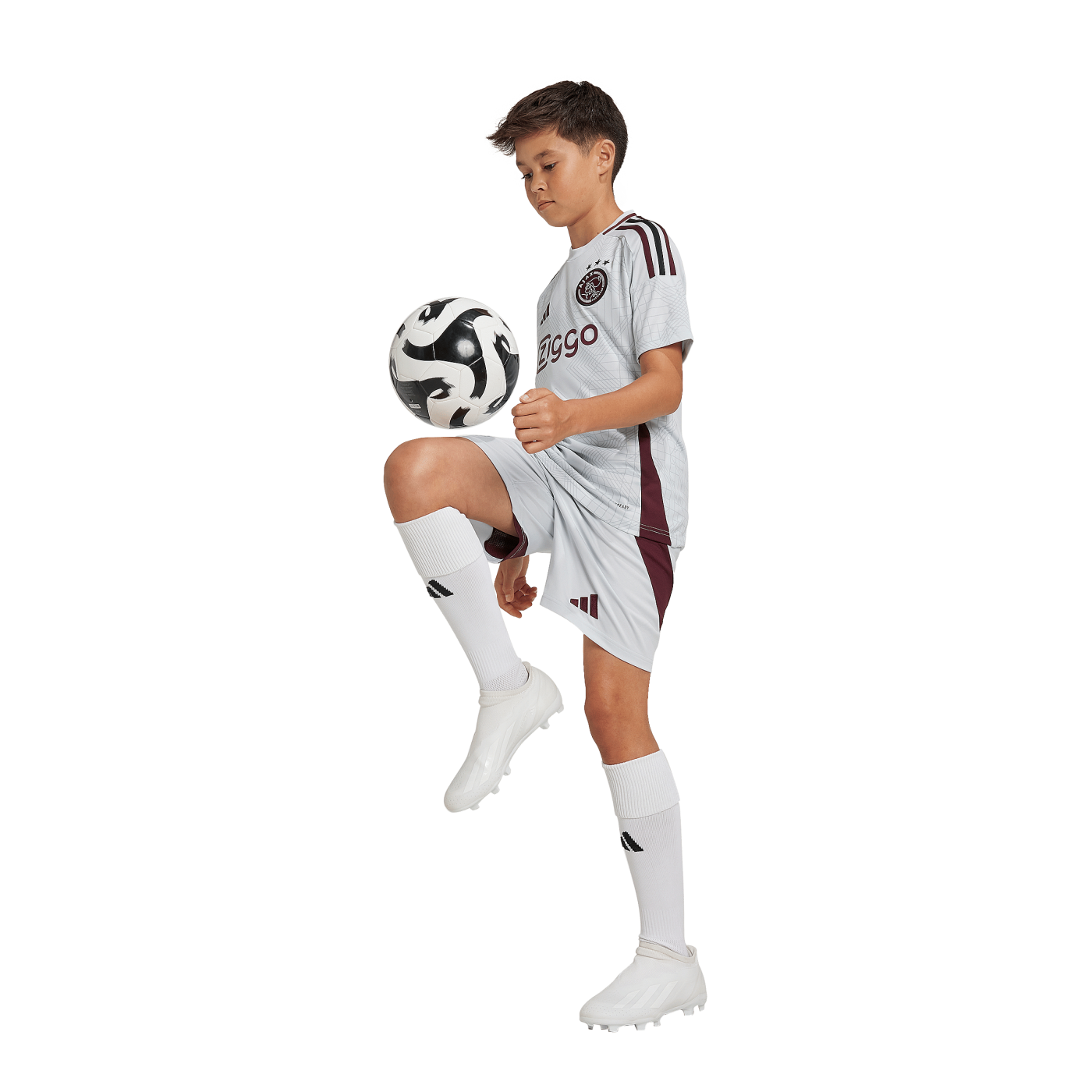 adidas Ajax Amsterdam Short 3rd 2024/2025 Kids Grau