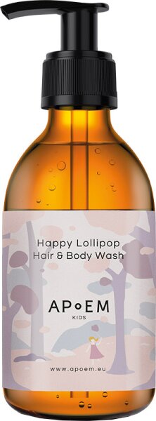 APoEM Kids Happy Lollypop Hair & Body Wash Duschgel