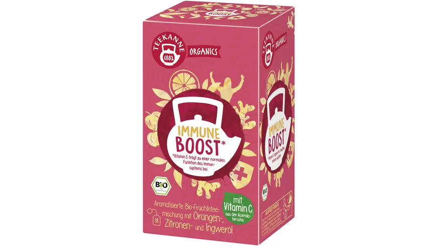 Teekanne Bio Früchtetee Organics Immune Boost 50 g