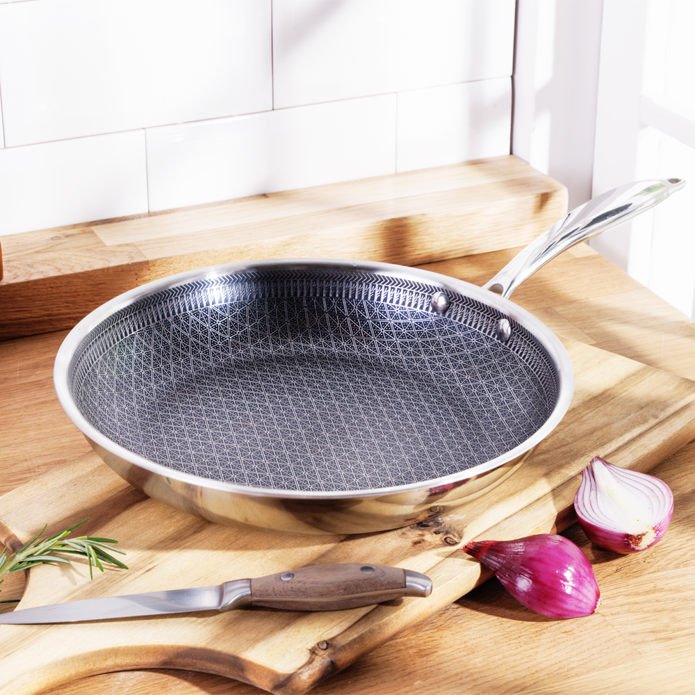 Ceraflon Elite XXL Edelstahl Hybrid Pfanne 