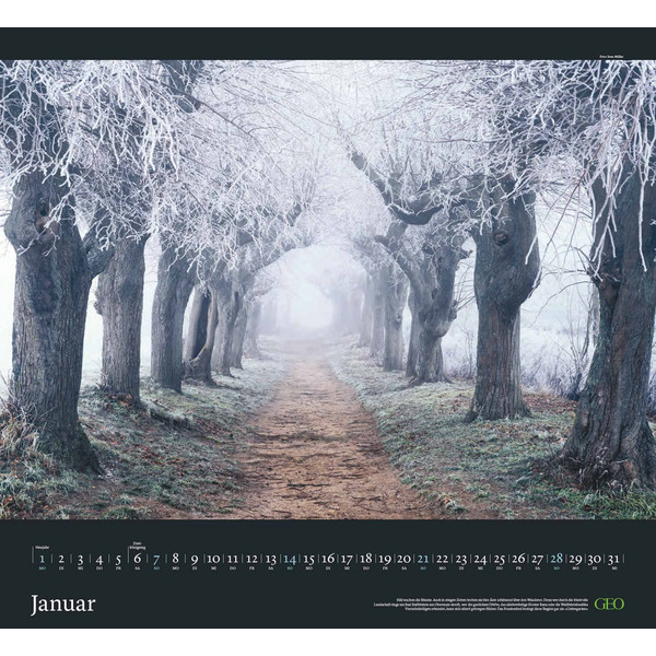 GEO KLASSIKER: TRAUMPFADE 2024 - WAND-KALENDER - Kalender