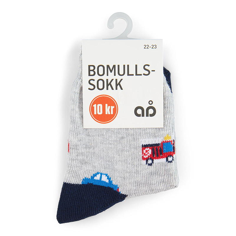 Time 2 Change Bomullssokk med motiv str 22/23