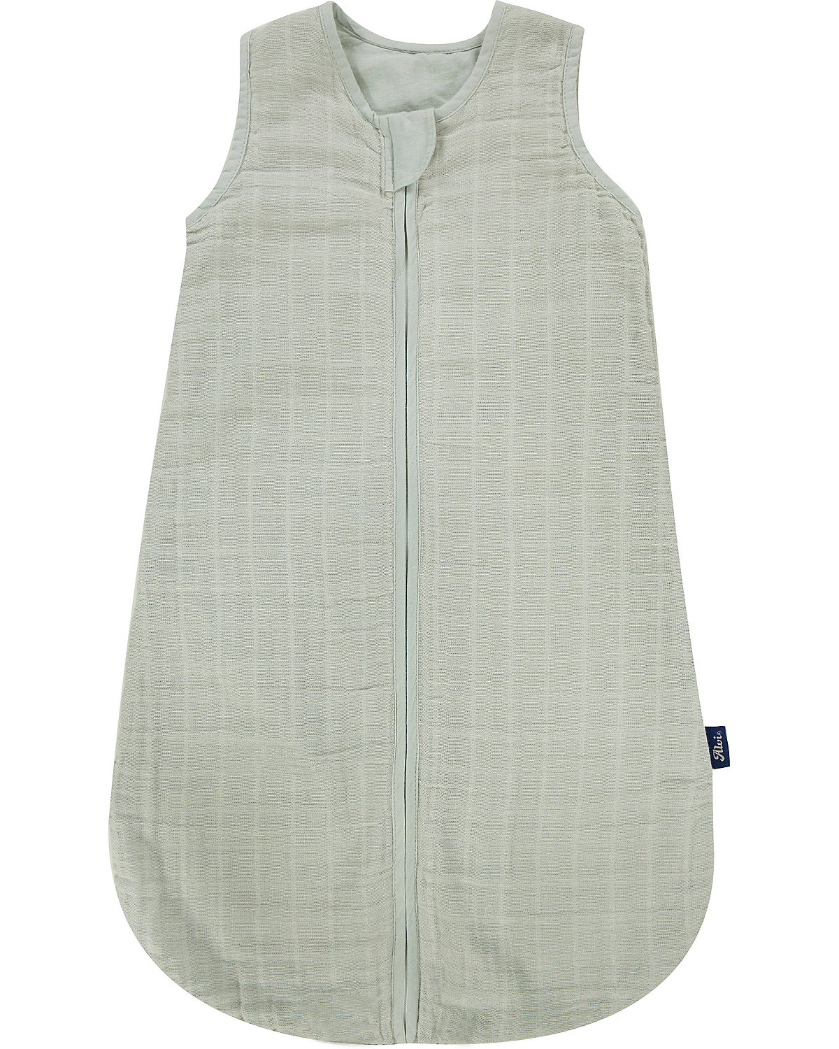 Sommer- Schlafsack Mull uni grün Gr. 110