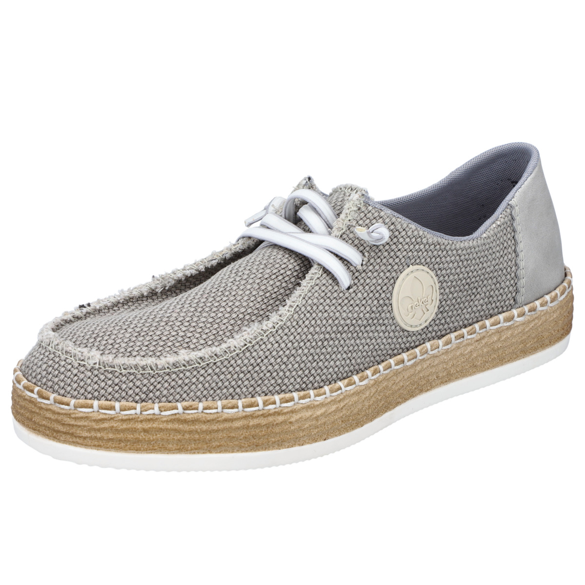 Rieker L7853 Slipper hellgrau