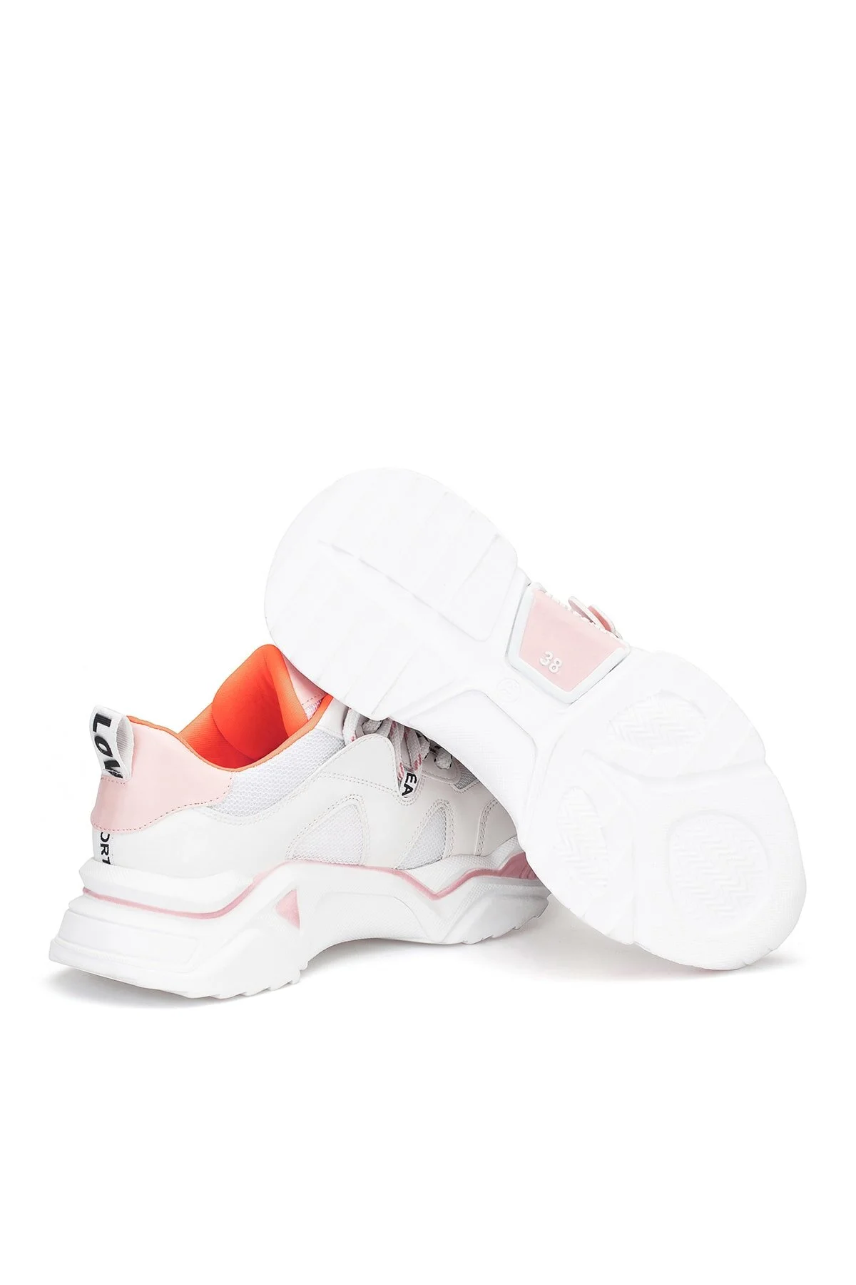 DARK SEER  Weißer Powder-Sneaker für Damen