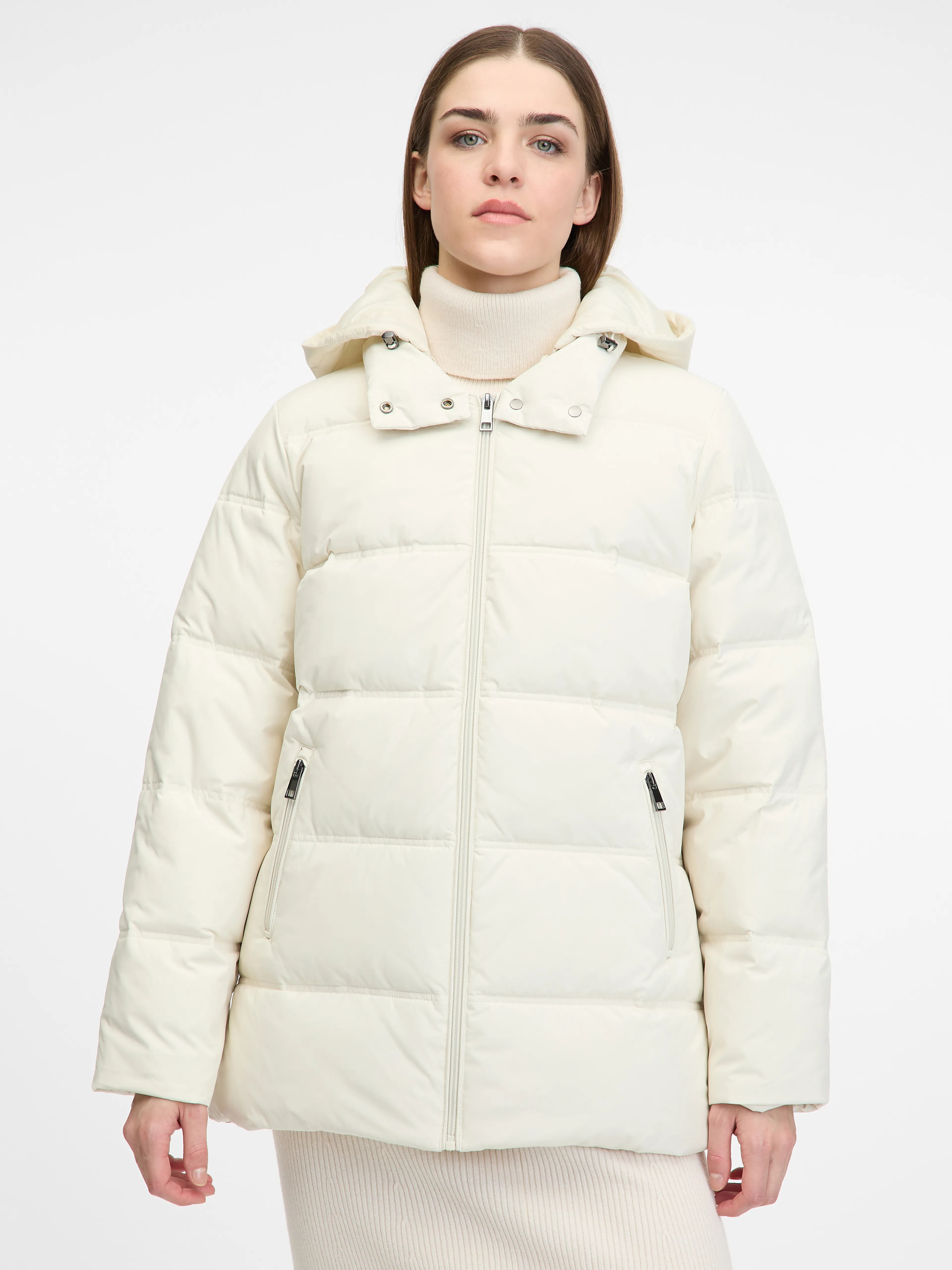Beige Damen-Daunenjacke ORSAY