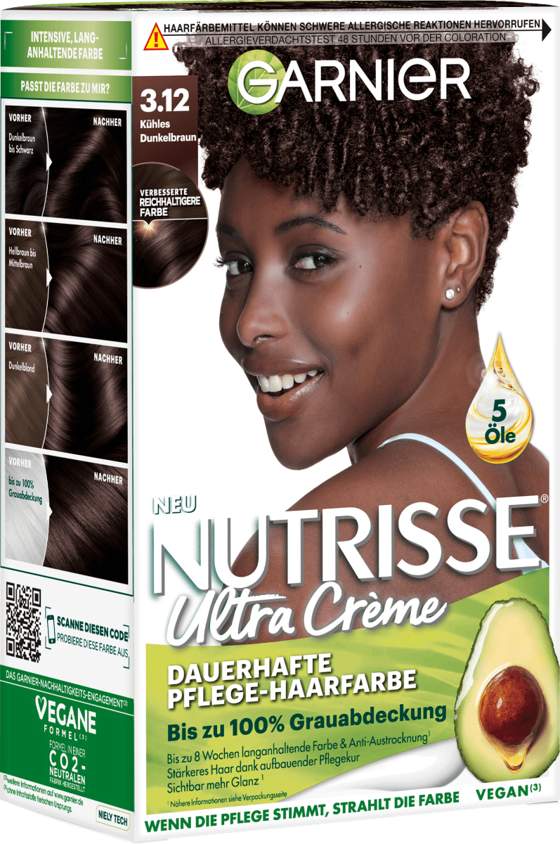 Nutrisse 312 kühles Dunkelbraun, 1 St