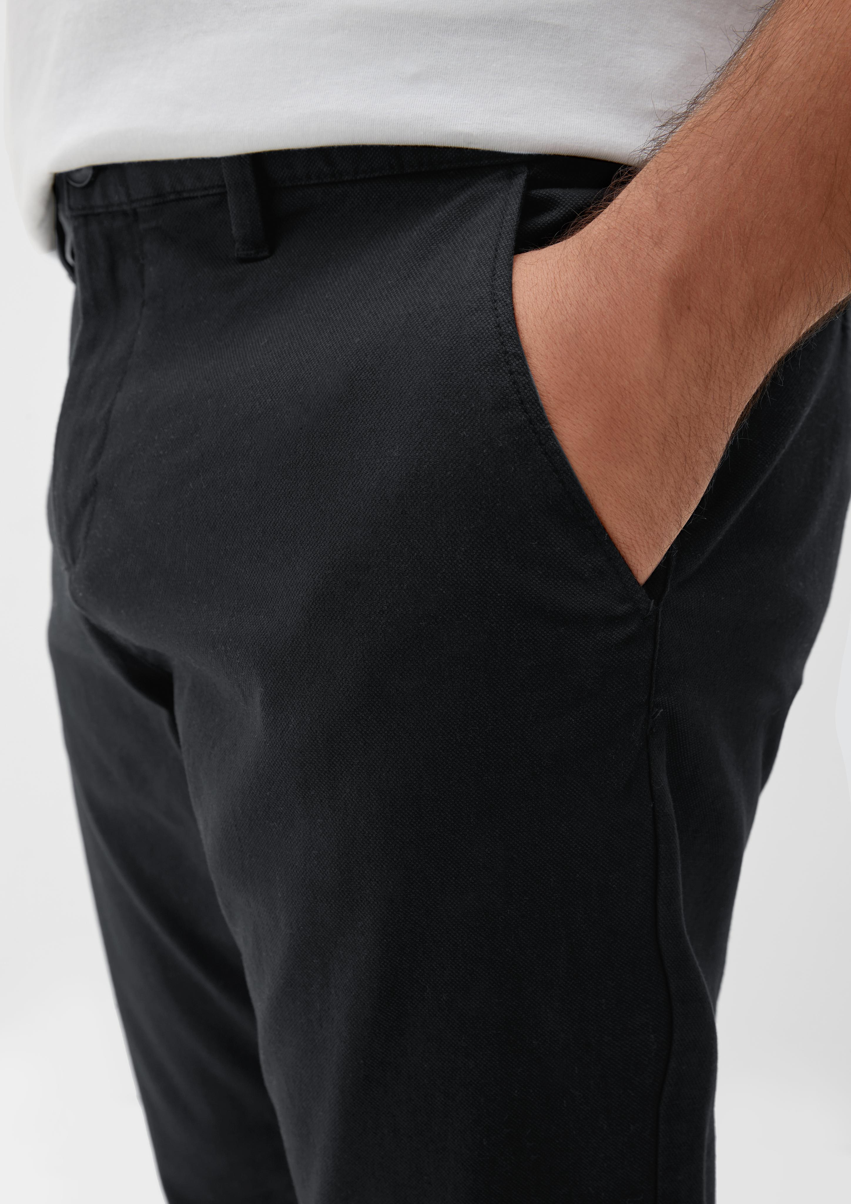 Relaxed: Hose mit Dobby-Struktur  2128165-9999